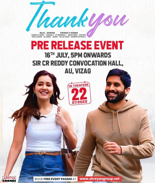 Thank You braces for pre-release event
