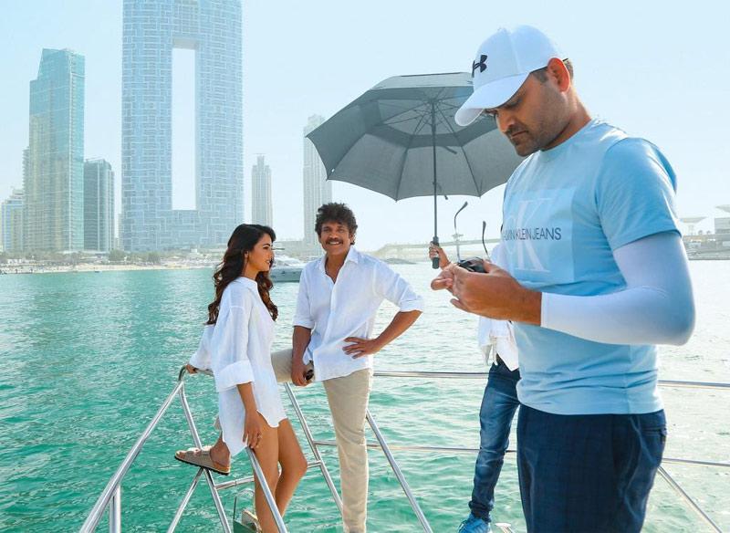 What is Nagarjuna doing in Dubai?
