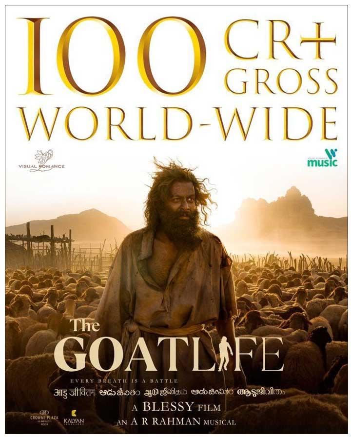 The Goat Life has crossed 100 crore gross