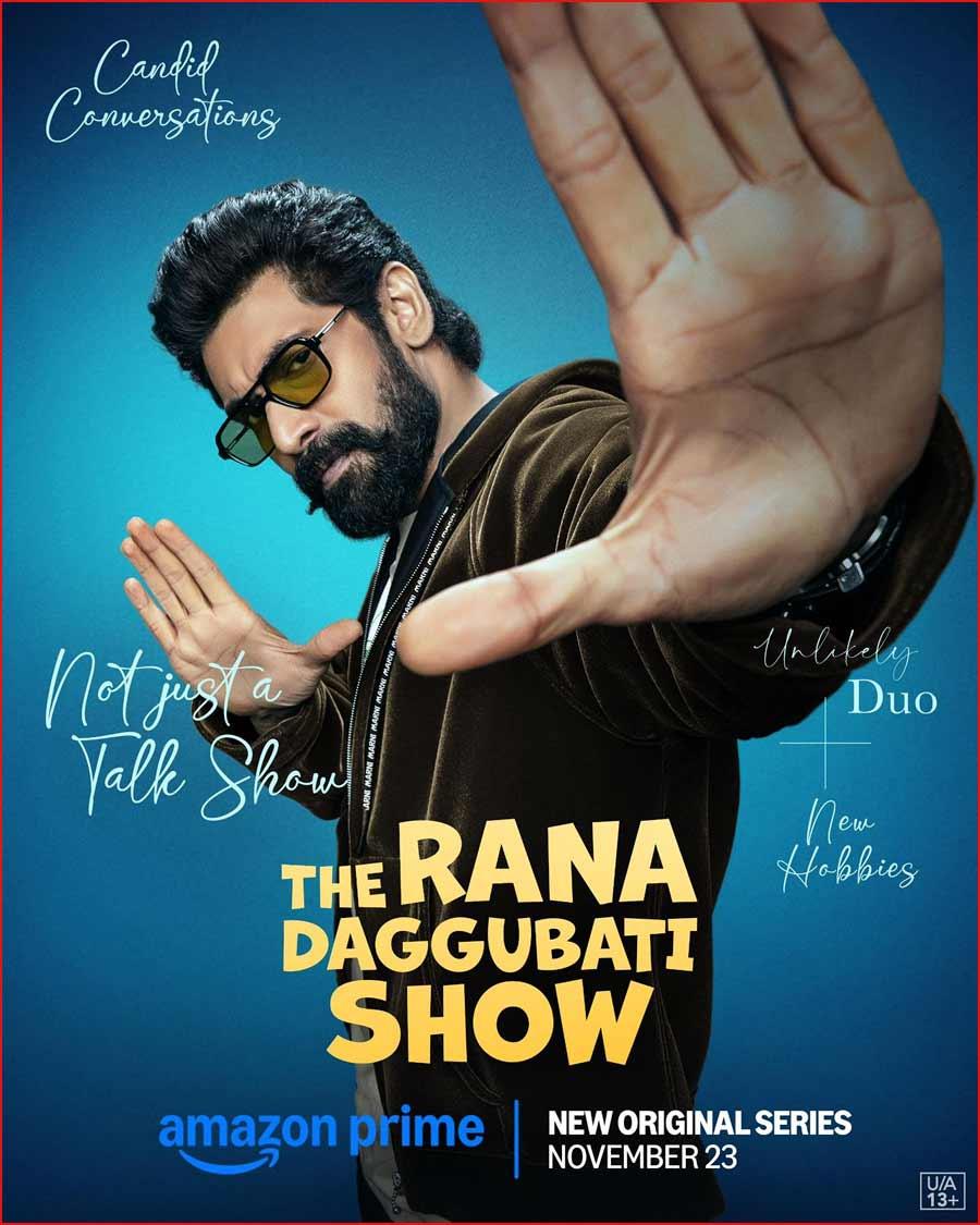 The Rana Daggubati Show on Prime Video - Streaming from November 23