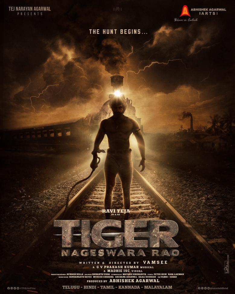 Tiger Nageswara Rao pre look: Raviteja unleashes the power