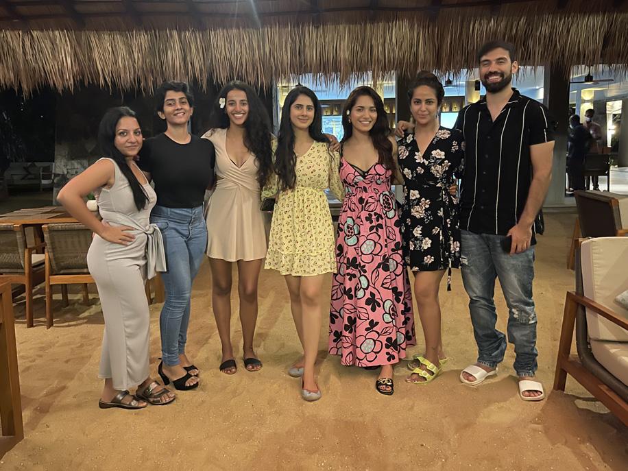Tollywood Heroines in Sri Lanka for Fashion Shoot