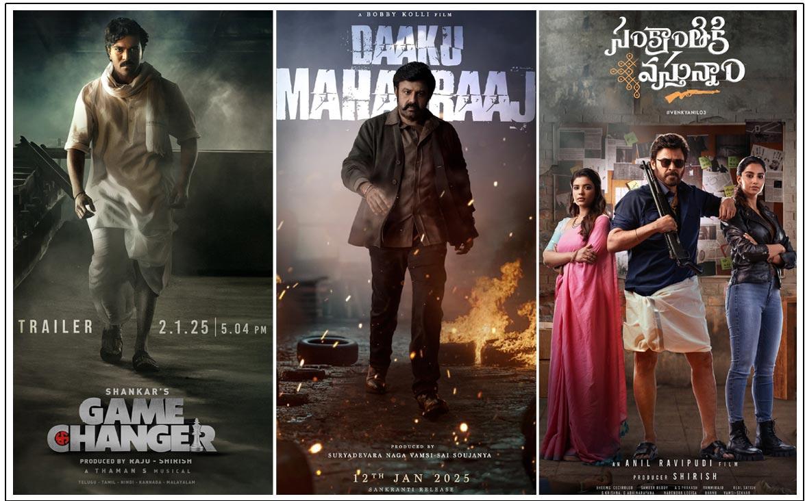 Tollywood Festive Battle Heats Up with Strategic Trailer Launches