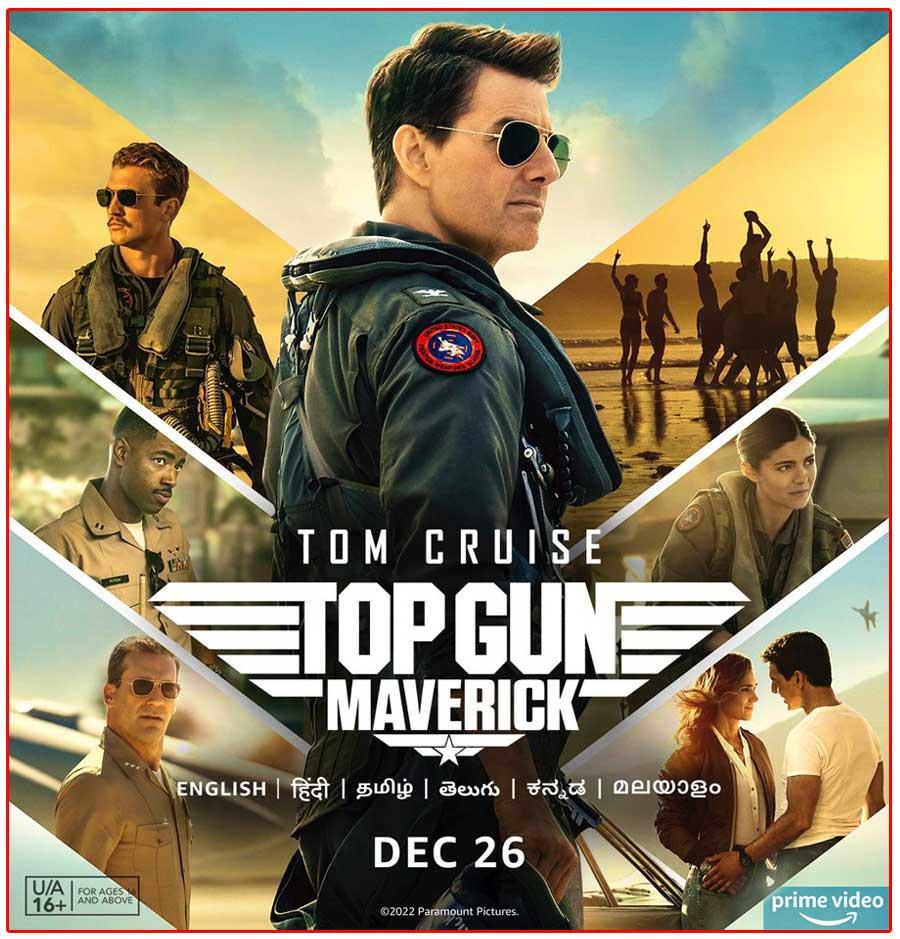 Top Gun: Maverick streaming on Amazon Prime