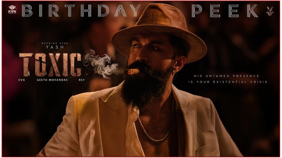 Toxic Birthday Peek - Yash Makes Stylish Entry