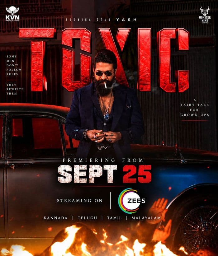 Toxic OTT Release Date Confirmed on ZEE5