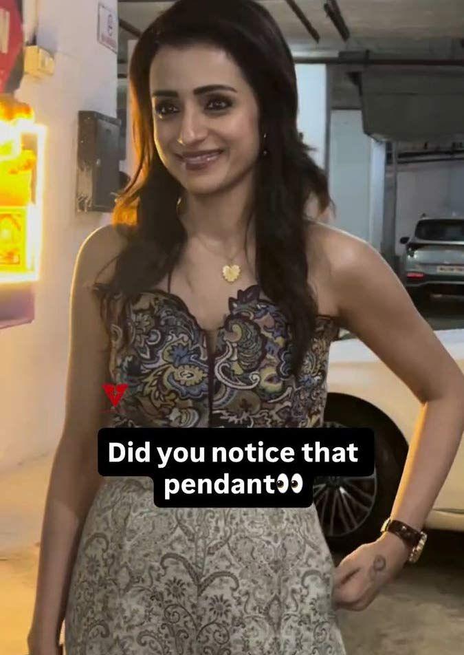 Trisha Latest Photo Stirs Marriage Rumours