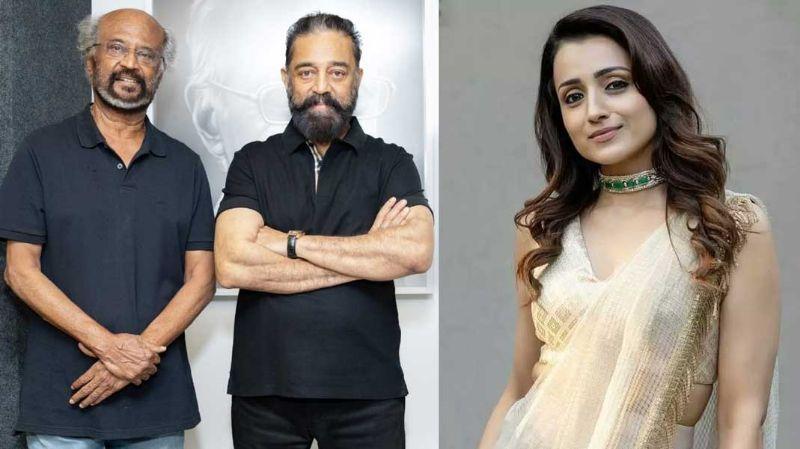 Trisha out  of Kamal Haasan-Rajinikanth project
