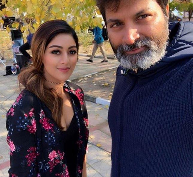 Trivikram Is Her Makeup Assistant!