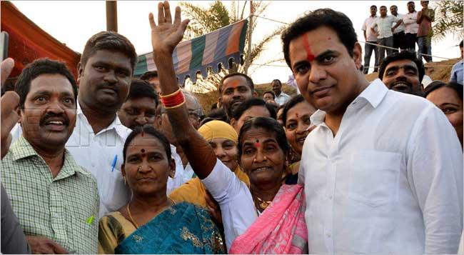 TRS' Tremendous Century in GHMC Polls!