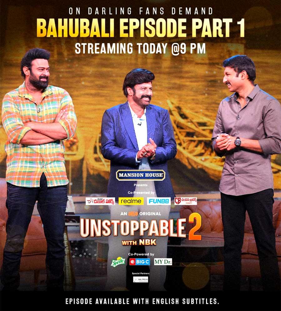 Time locked for Unstoppable Baahubali episode