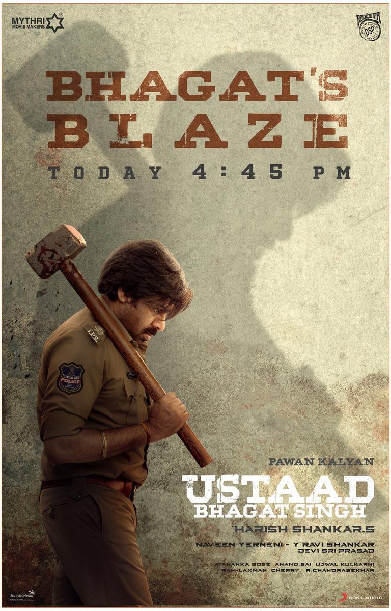 Ustaad Bhagat Singh: Time Locked For Pawan Powerful Blaze