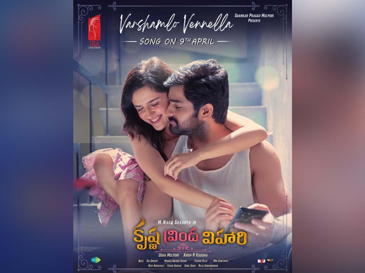 Krishna Vrinda Vihari's song Varshamlo Vennela promo impresses