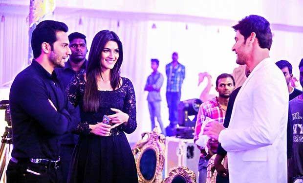 Kriti Brings Varun to 'Brahmotsavam' Sets!