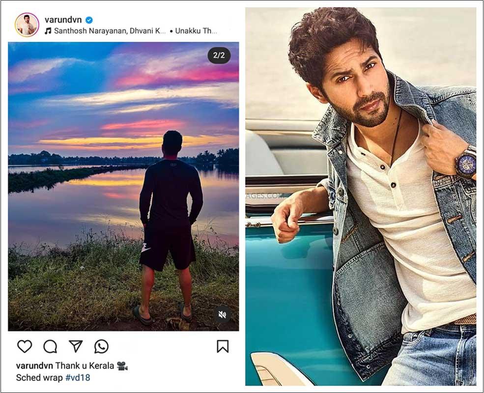 Varun Dhawan Wraps Latest Schedule Of  VD 18