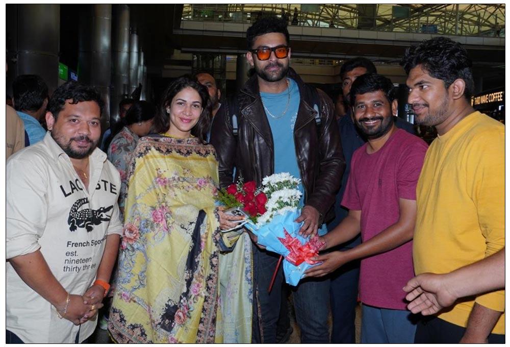 Mega Couple Varun Tej - Lavanya Tripathi Return To Hyd