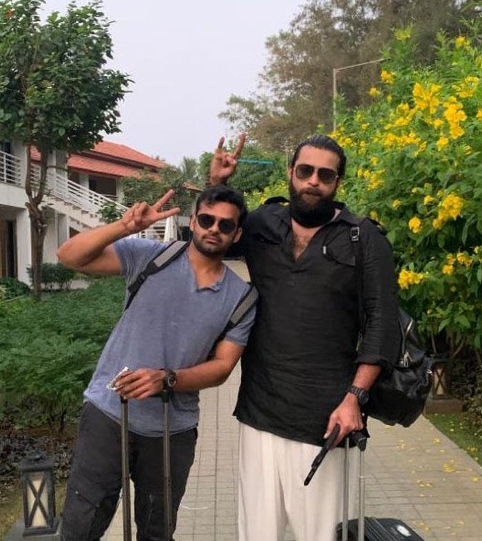 Varun Wishes to Sai with Different Getup