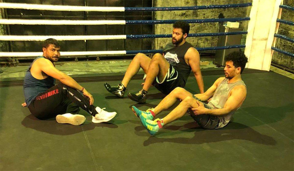 Varun Tej Preps Up Hard