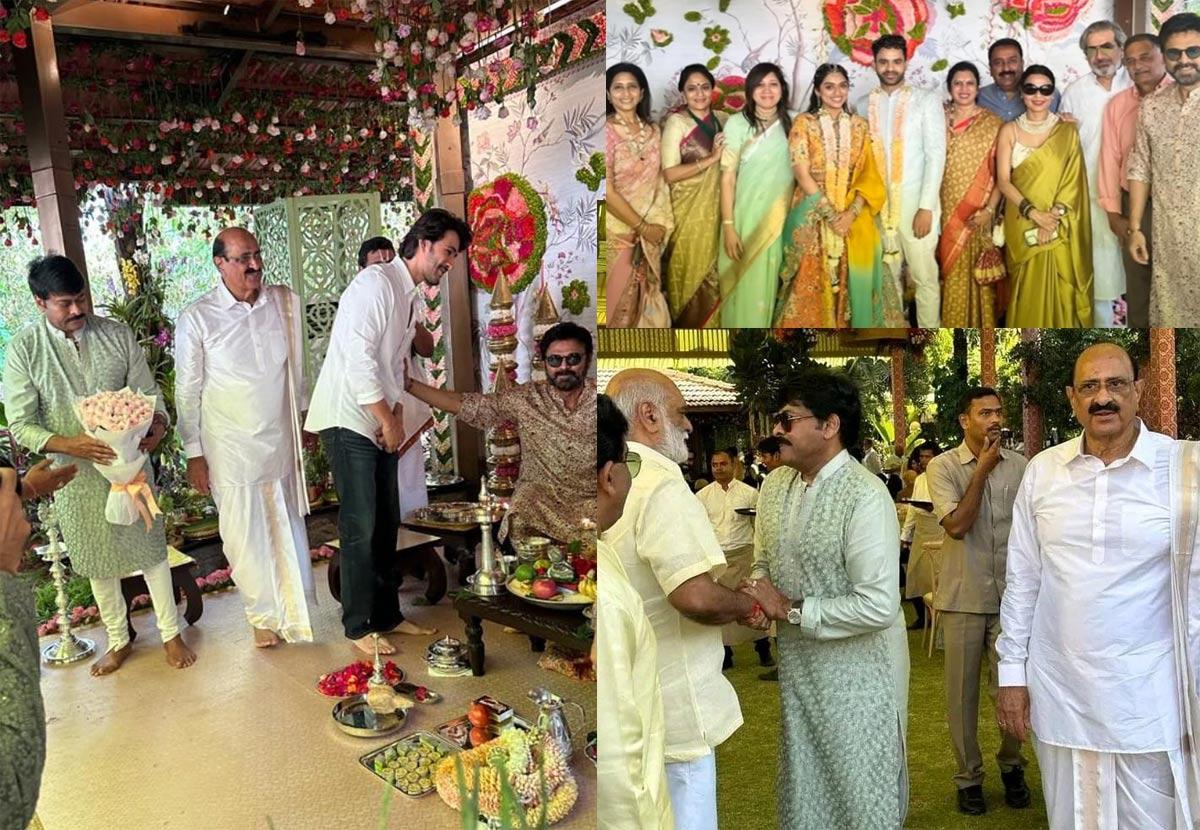 Celebrities Attend Venkatesh Second Daughter Engagement