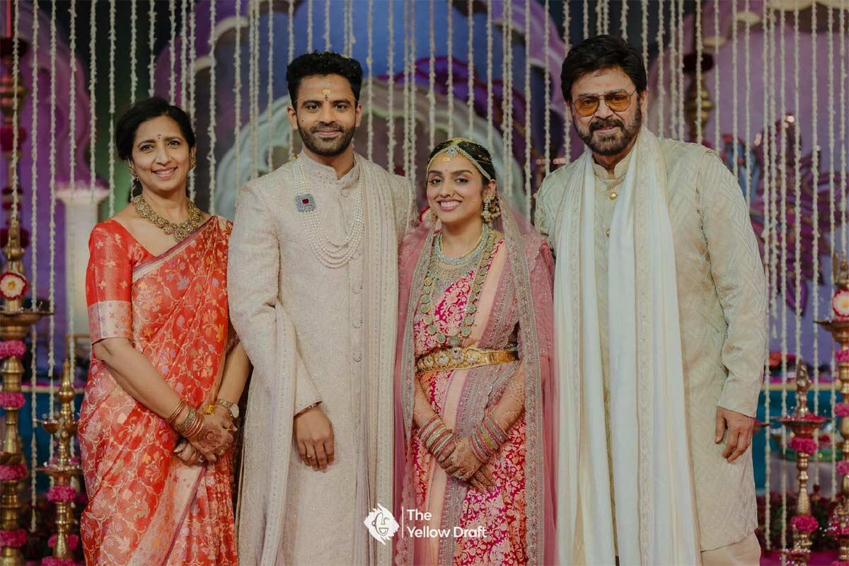 Venkatesh daughter Hayavahini marries Nishanth