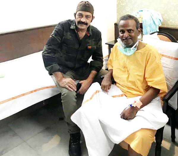 Venu Madhav's Last Pic With HIM