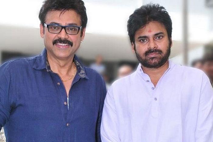 Venky, Pawan On Jolly Ride
