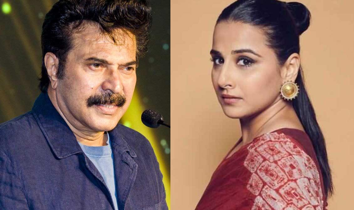 Vidya Balan compares Khans with Mammootty