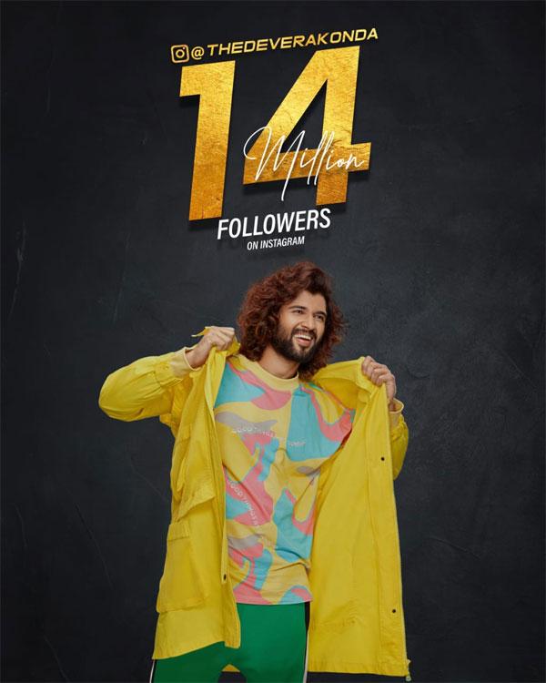 Vijay Devarakonda taking Instagram by storm
