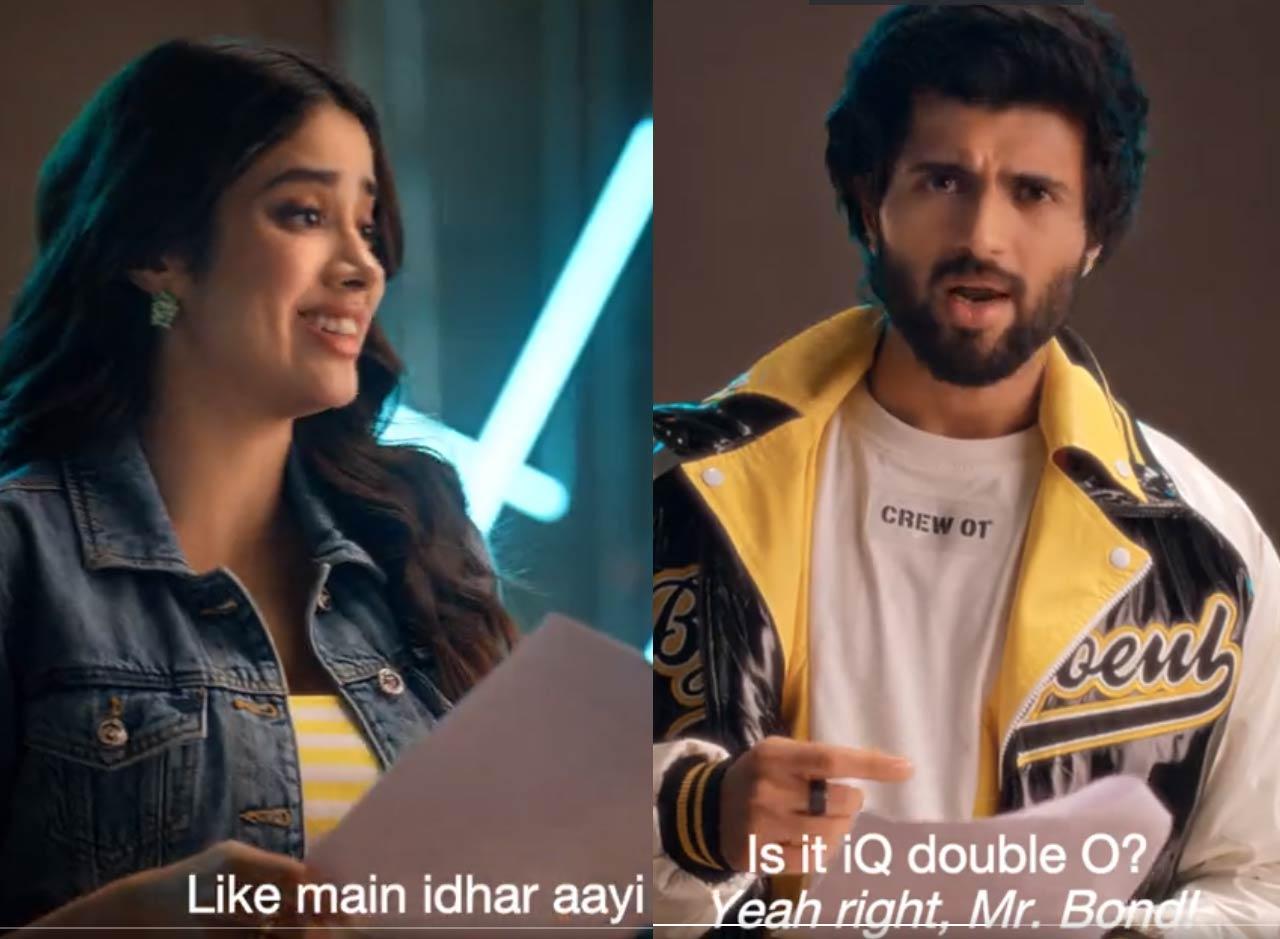 Vijay Deverakonda, Janhvi Kapoor Suffering To Pronounce IQOO