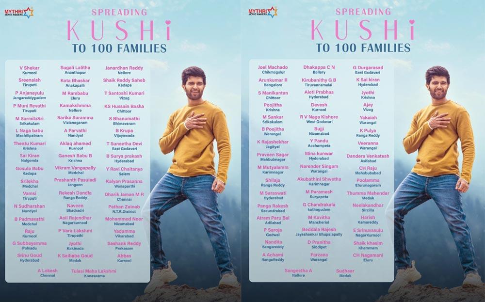Vijay Deverakonda Shared 1 Lakh Each To 100 Families
