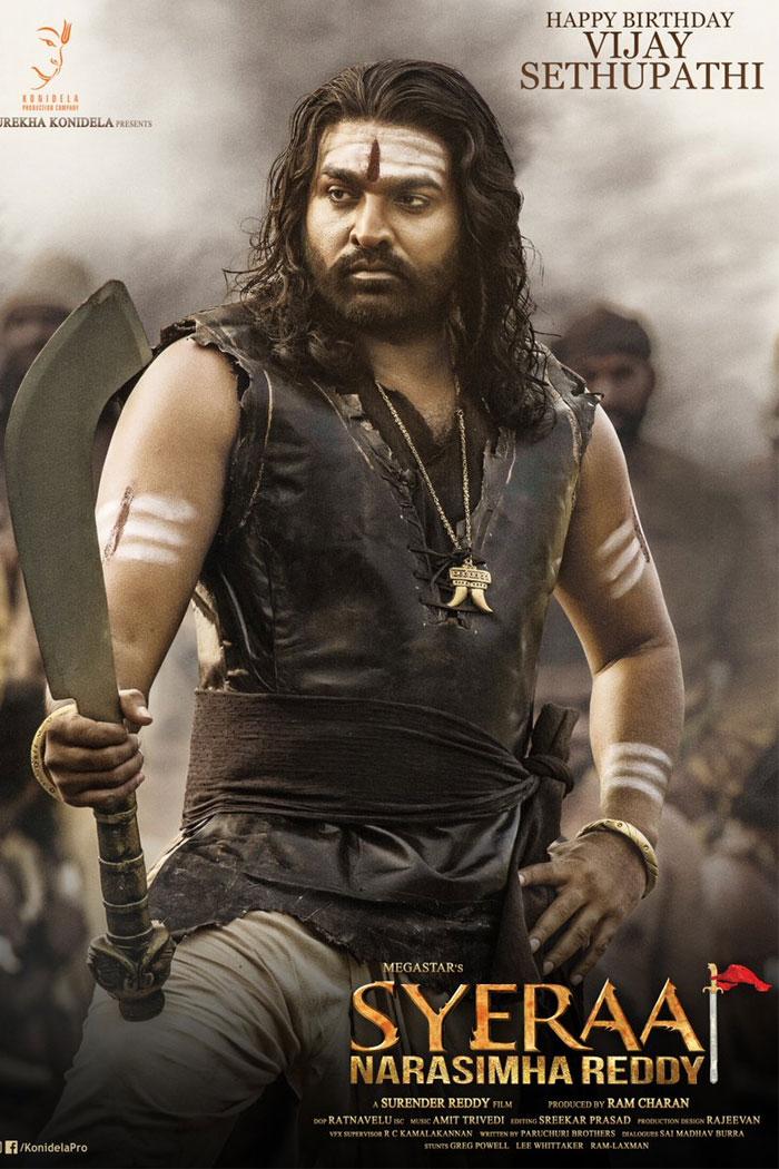 Sye Raa: Vijay Sethupathy Rocking Look