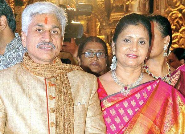 Vijaya Sai Reddy's wife files nomination for RS polls