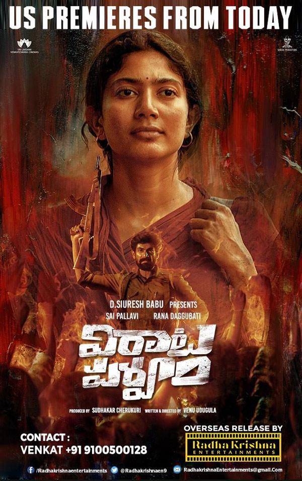 Epic Love Story Virata Parvam USA Premieres From Today