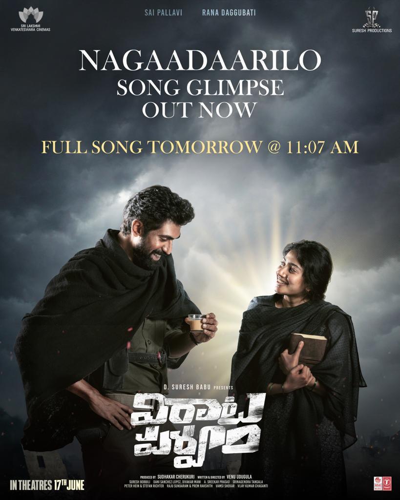 Nagaadaarilo from Virataparvam promo increases curiosity