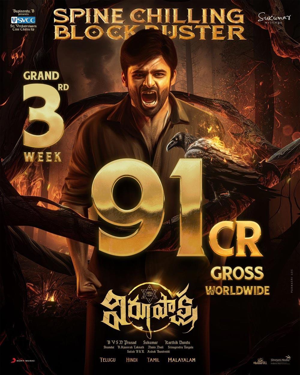 Virupaksha 17 Days Worldwide Collections