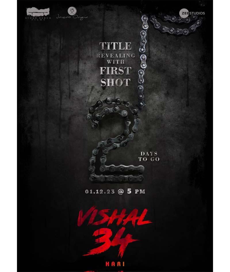 Two days to go for Vishal 34 first shot