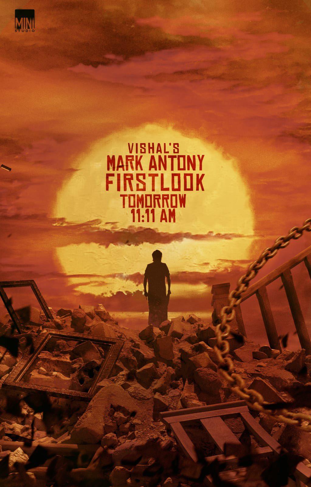 Vishal's Mark Antony's first look arriving