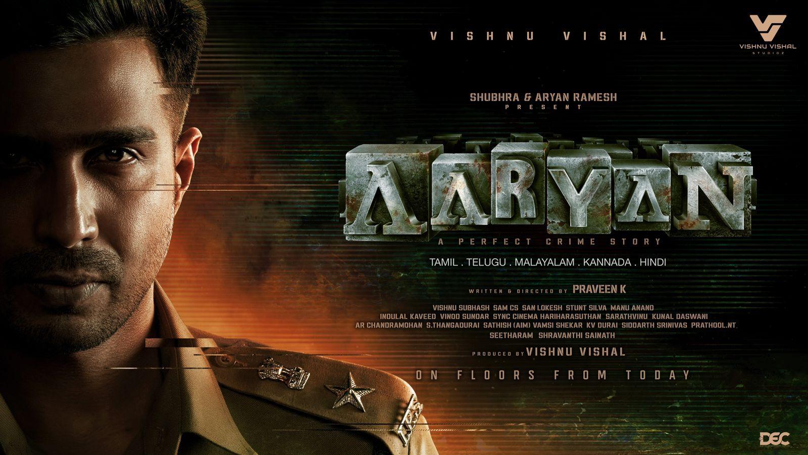 Vishnu Vishal's Aryan first look intense