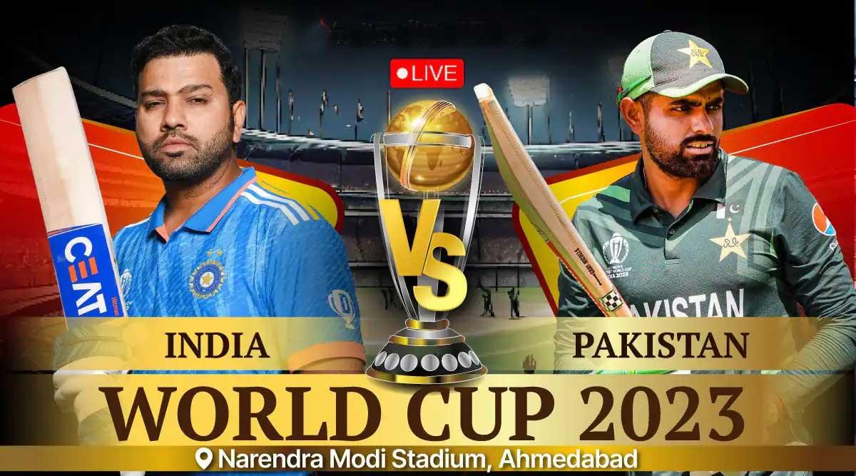 India clashes with Pakistan in a tense match in WC 2023