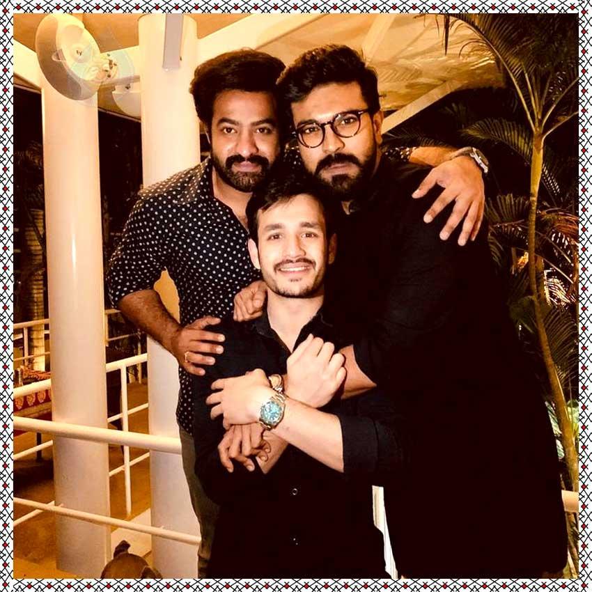 NTR, Ram Charan Gracing Agent pre-release event.?