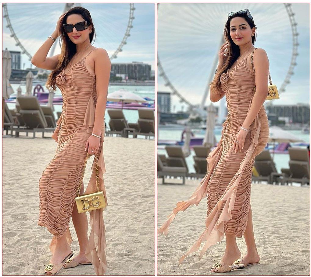 Zaara Yesmin Sparkles In Ruffle Dress