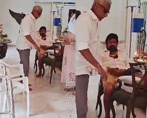 Nandamuri Vasundhara Ties Rakhi to Daggubati Venkateswara Rao 