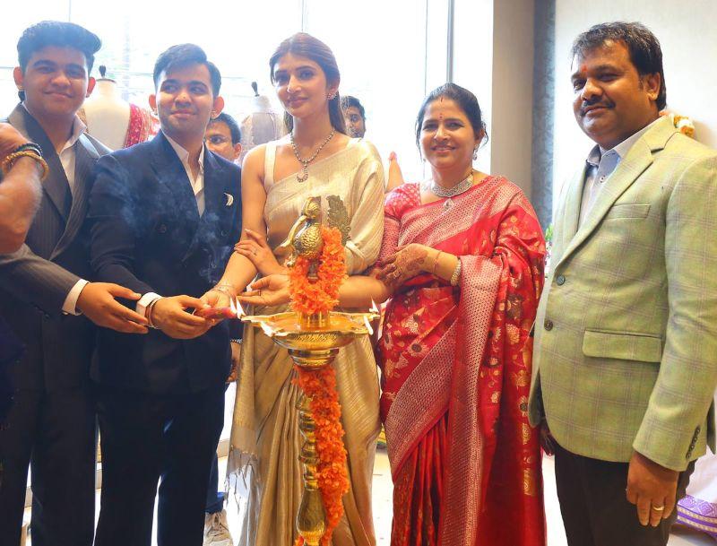 The Signature Silks showroom inaugurated by Sreeleela