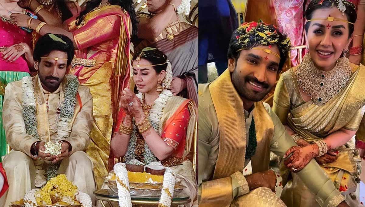 Aadhi Pinisetty - Nikki Galrani wedding pics out