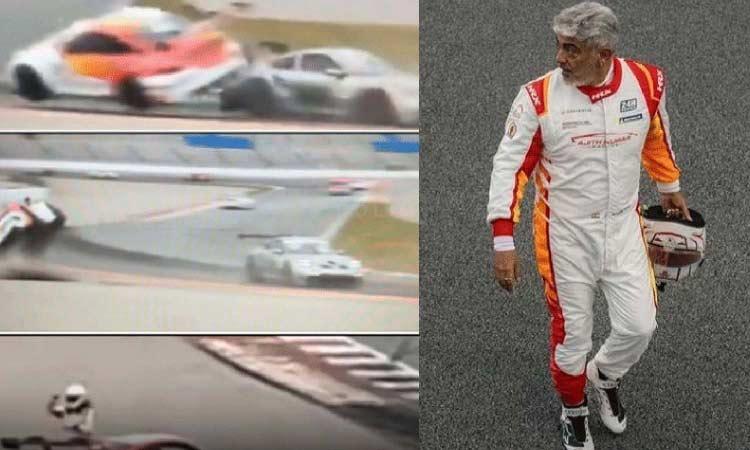 Ajith Kumar Escapes Another Major Accident