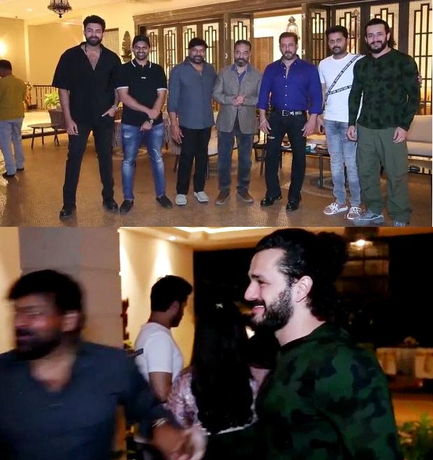 Akhil Akkineni at Mega party