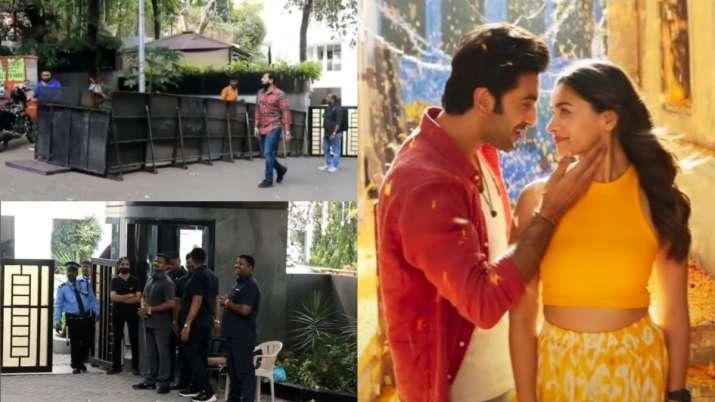 Alia Bhatt, Ranbir Kapoor staff phones get covered with stickers
