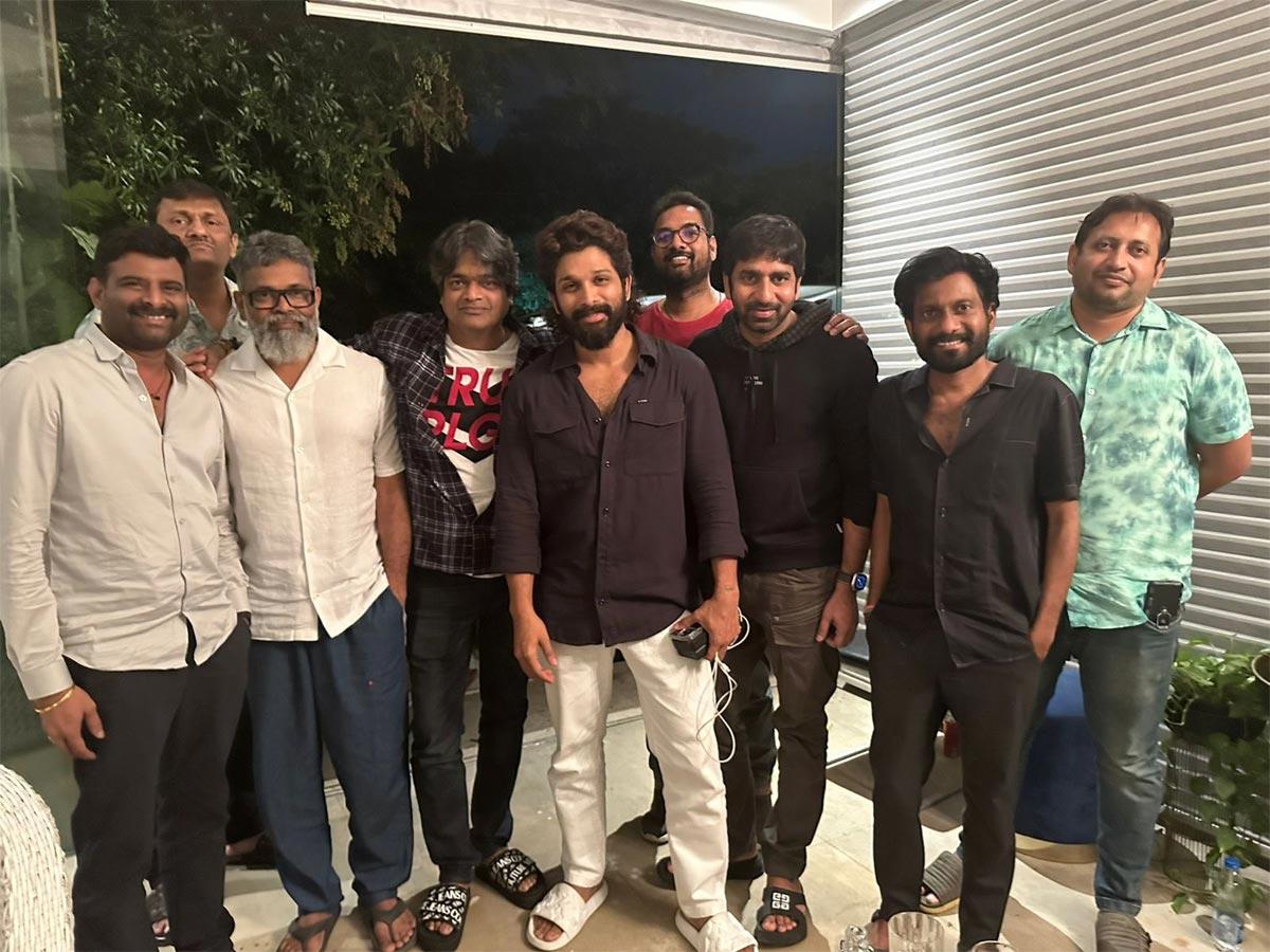 Allu Arjun special party for media