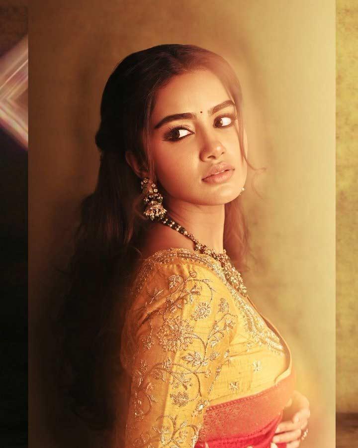 Anupama Parameswaran Beautiful Looks In Saree