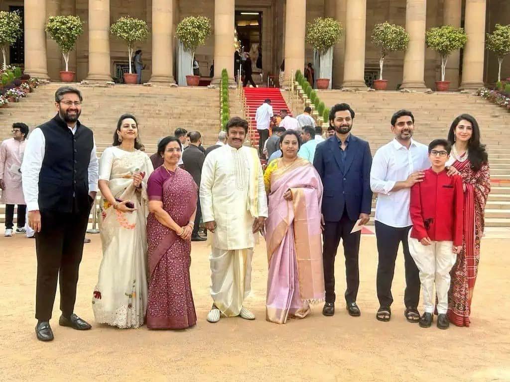 Balakrishna receives Padma Bhushan